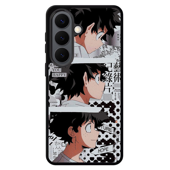 My Hero Academia Deku's Quotes Samsung Galaxy S26 Series Case
