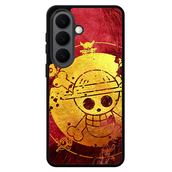 One Piece Golden Logo Samsung Galaxy S26 Series Case