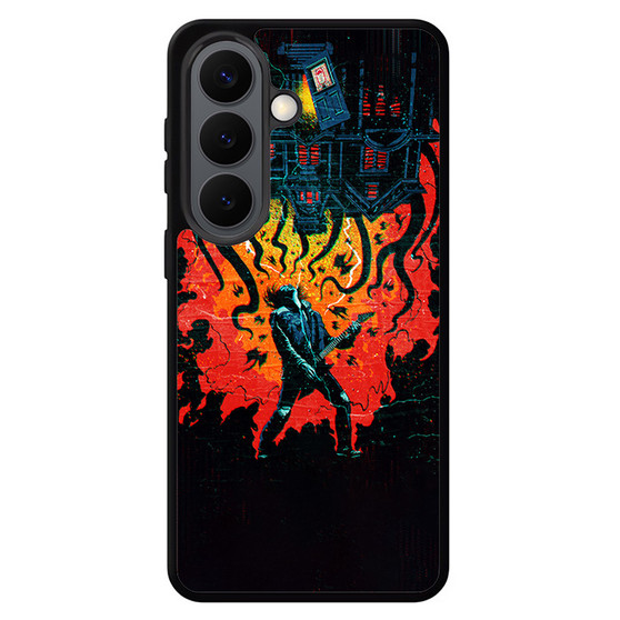 Stranger Things Eddie Munson Playing Guitar Samsung Galaxy S26 Series Case