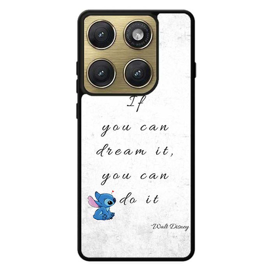 Disney Stitch Quotes Motorola Edge 2026 Case