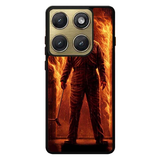 Michael myers on fire Motorola Edge 2026 Case
