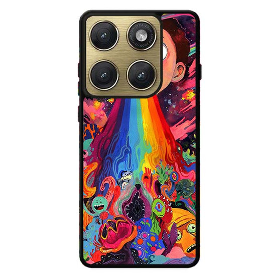 Psychedelic Rick and Morty Motorola Edge 2026 Case