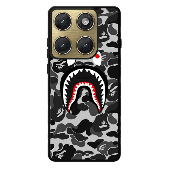 Bape Shark Black Camo Motorola Edge 2026 Case