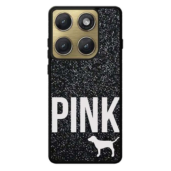 Black Glitter Victoria's Secret Motorola Edge 2026 Case