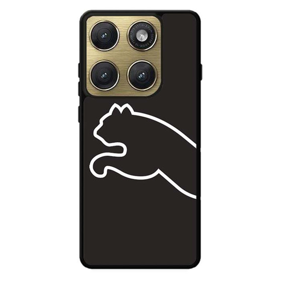 black puma half logo Motorola Edge 2026 Case