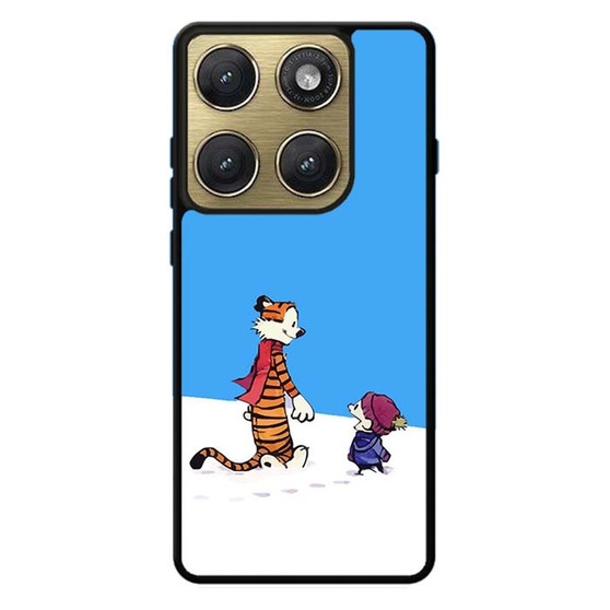 Calvin and Hobbes Wanna Make Snowman Motorola Edge 2026 Case