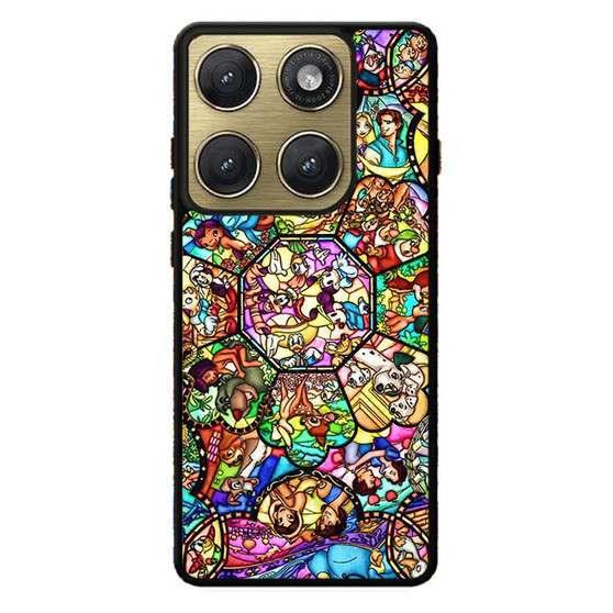 disney characters stained glass Motorola Edge 2026 Case