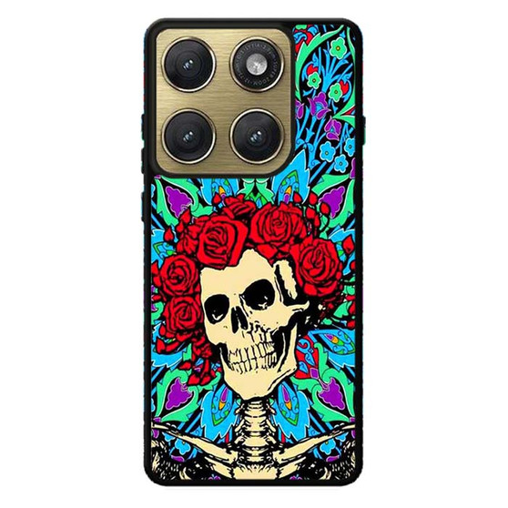 grateful dead rose skull Motorola Edge 2026 Case