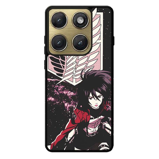 Mikasa Ackerman Attack on Titan Motorola Edge 2026 Case