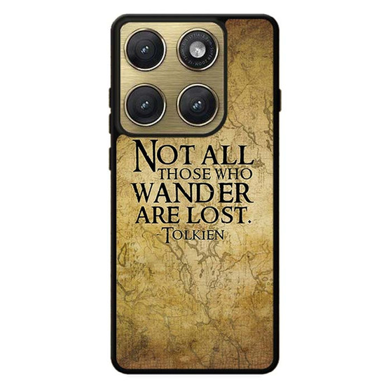 Not all who wander are lost tolkien quotes Motorola Edge 2026 Case
