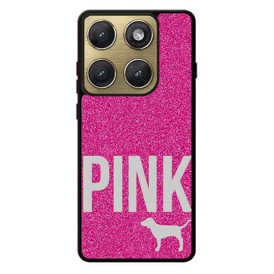Pink Glitter Original Victoria's Secret Motorola Edge 2026 Case