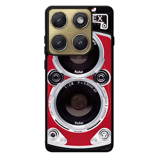 Red Rolleiflex Dual lens Motorola Edge 2026 Case