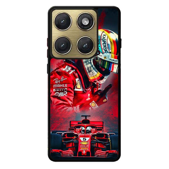 Sebastian Vettel Ferrari Motorola Edge 2026 Case