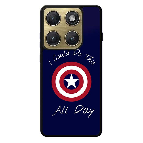 Steve Rogers Captain America Quote Motorola Edge 2026 Case