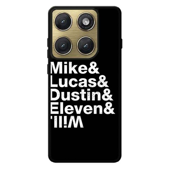 Stranger Things Mike Lucas Dustin Eleven Will Motorola Edge 2026 Case