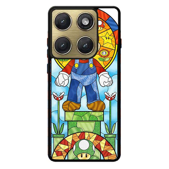 Super Mario Glass Art Motorola Edge 2026 Case