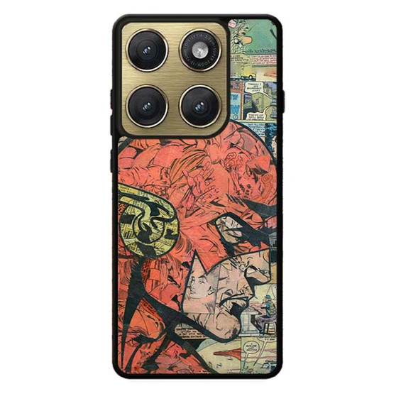 The Flash Comic Pattern Motorola Edge 2026 Case