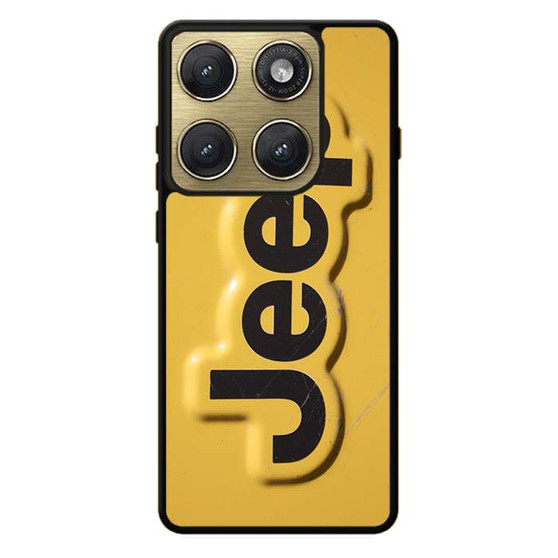 Yellow Jeep Plat Motorola Edge 2026 Case