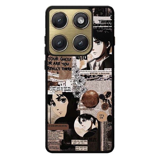 Attack on Titan Eren Quotes Motorola Edge 2026 Case
