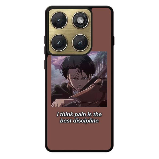 Attack on Titan Levi Quotes Motorola Edge 2026 Case