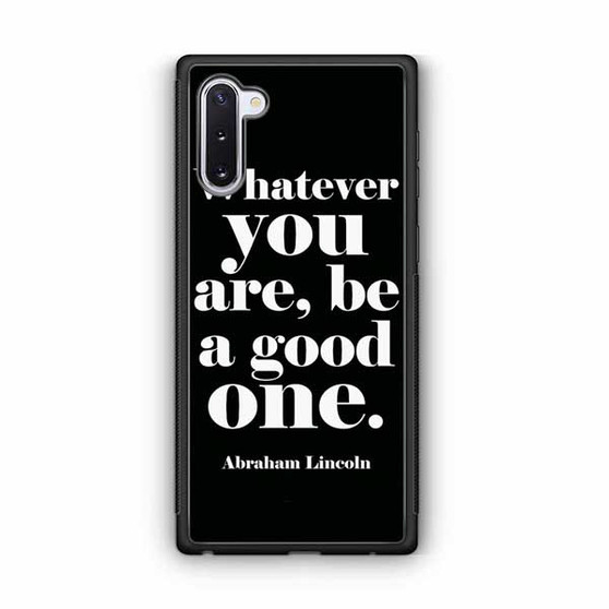Abraham Lincoln Quotes Samsung Galaxy Note 10 Case