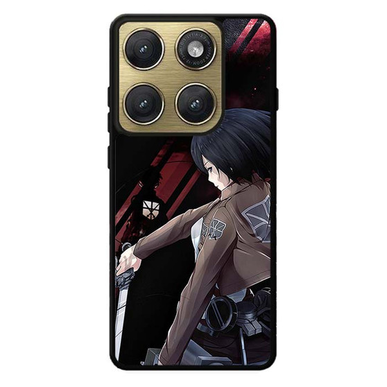 Attack On Titan Mikasa Quotes 2 Motorola Edge 2026 Case
