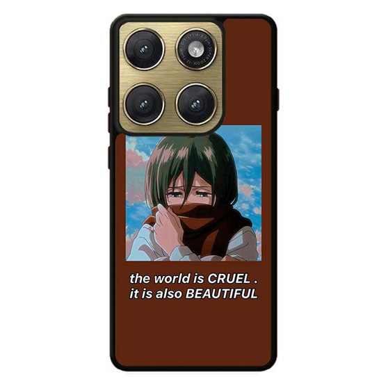 Attack On Titan Mikasa Quotes 1 Motorola Edge 2026 Case