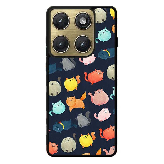 Cute Fat Cat Motorola Edge 2026 Case