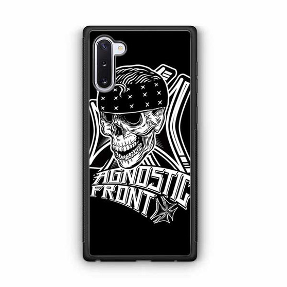 agnostic front skull logo Samsung Galaxy Note 10 Case