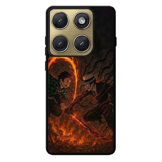 Demon Slayer Tanjiro vs Muzan Motorola Edge 2026 Case