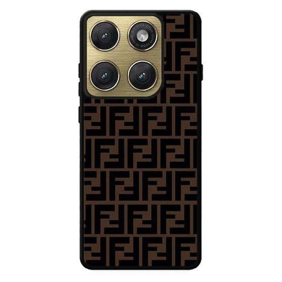 Fendi Brown Logo Art Motorola Edge 2026 Case
