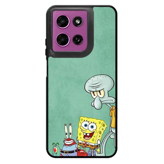 Spongebob Mr Krab Squidward and Plankton Motorola Moto G 2026 Case