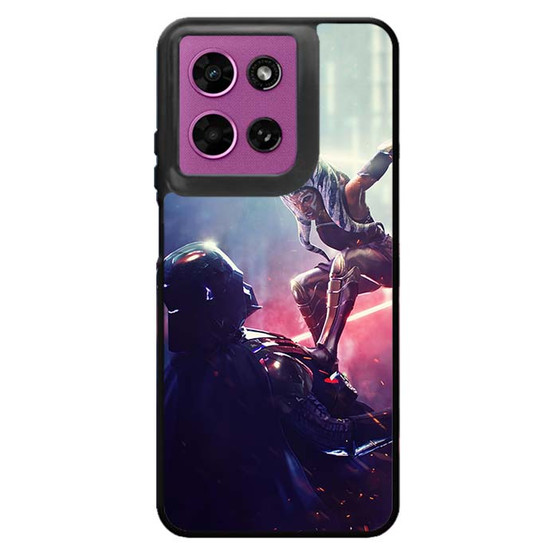 Star Wars Ahsoka Tano Vs Vader Motorola Moto G 2026 Case