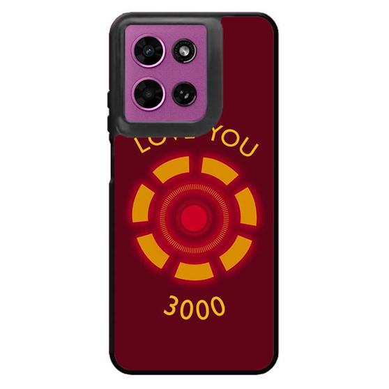 Avengers End Game Ironman Quote I Love You 3000 Motorola Moto G 2026 Case