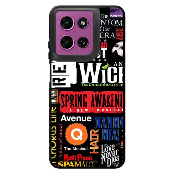 brodway musical collage Motorola Moto G 2026 Case