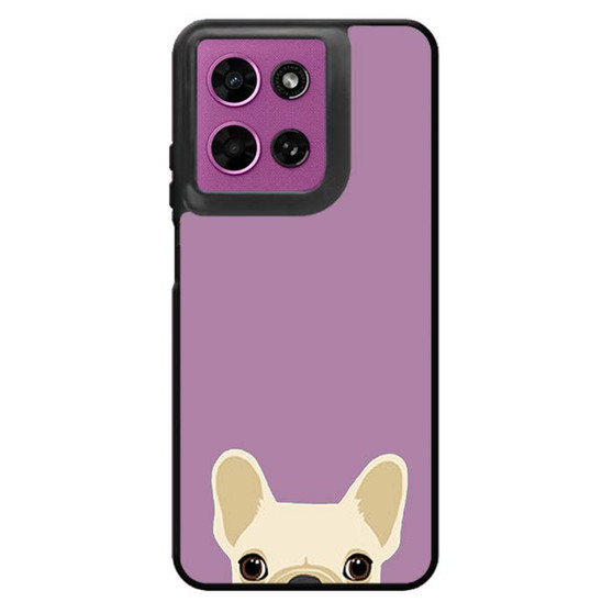 Cute French Bulldog pink Motorola Moto G 2026 Case