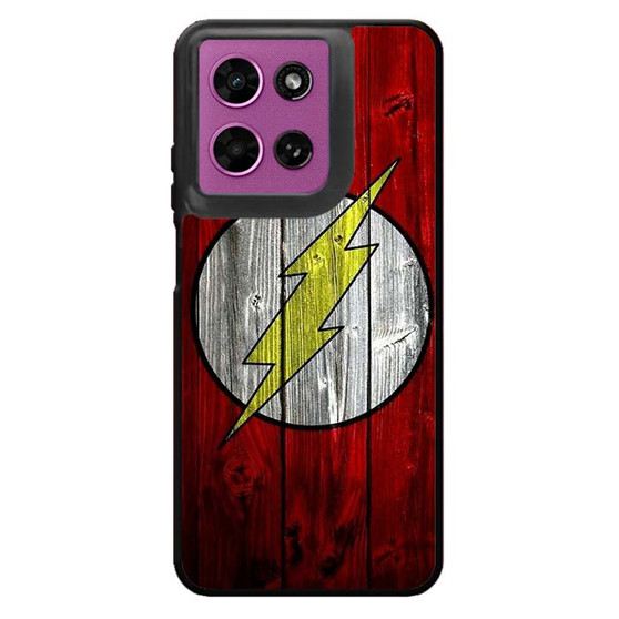 Flash Logo Wood Motorola Moto G 2026 Case
