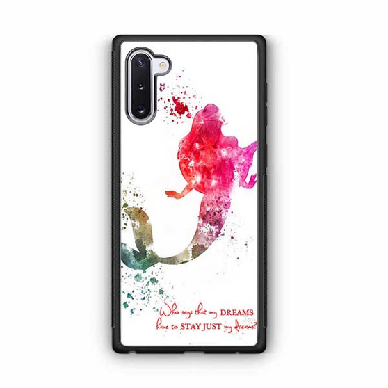 Ariel Quote Art Samsung Galaxy Note 10 Case Ariel Quote Art Samsung Galaxy Note 10 Case