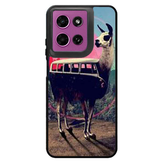 llama retro bus Motorola Moto G 2026 Case