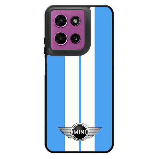 Mini Cooper Light Blue Motorola Moto G 2026 Case