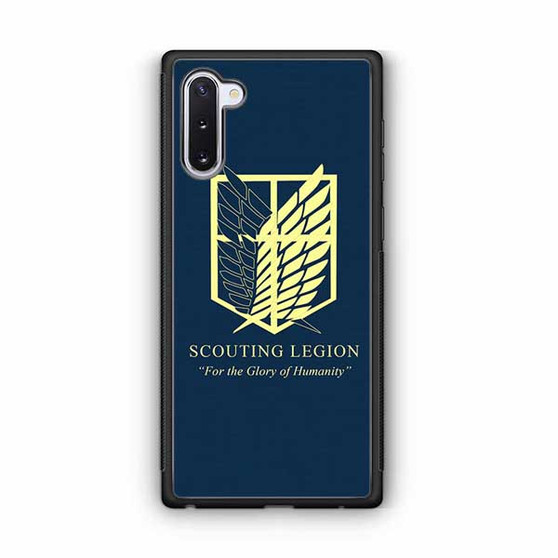 Attack on The Titan Scouting Legion Samsung Galaxy Note 10 Case