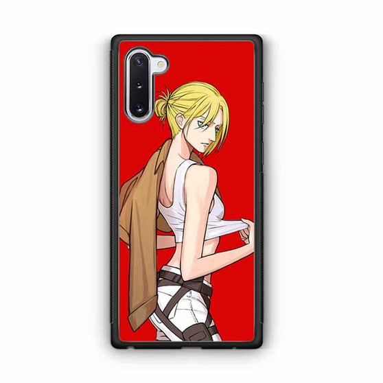 Attack on Titan Annie Leonhart 1 Samsung Galaxy Note 10 Case
