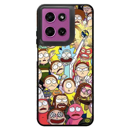 Rick and Morty Collage Motorola Moto G 2026 Case