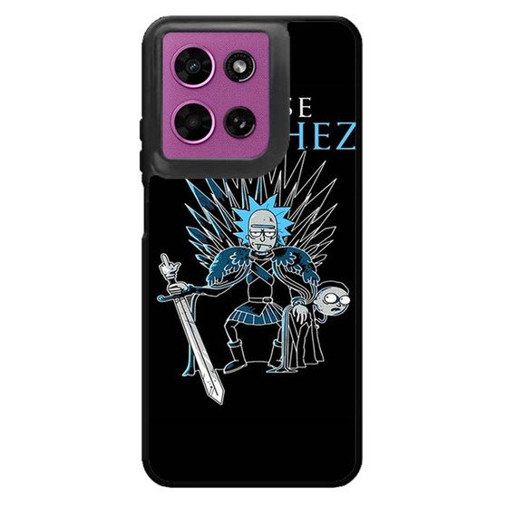 Rick And Morty In Iron Throne Motorola Moto G 2026 Case