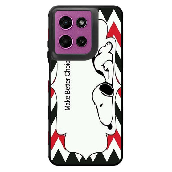Snoopy Make Better Choice Motorola Moto G 2026 Case