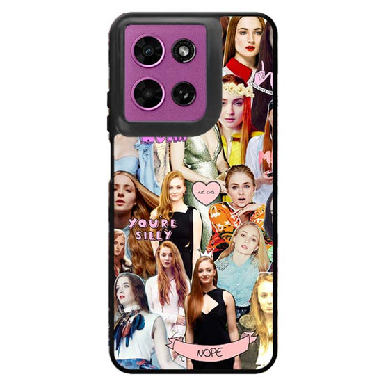 sophie turner collage Motorola Moto G 2026 Case