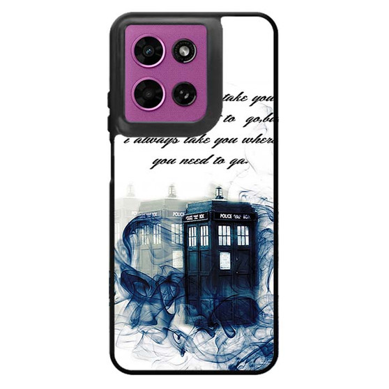 Tardis doctor who Quotes Motorola Moto G 2026 Case