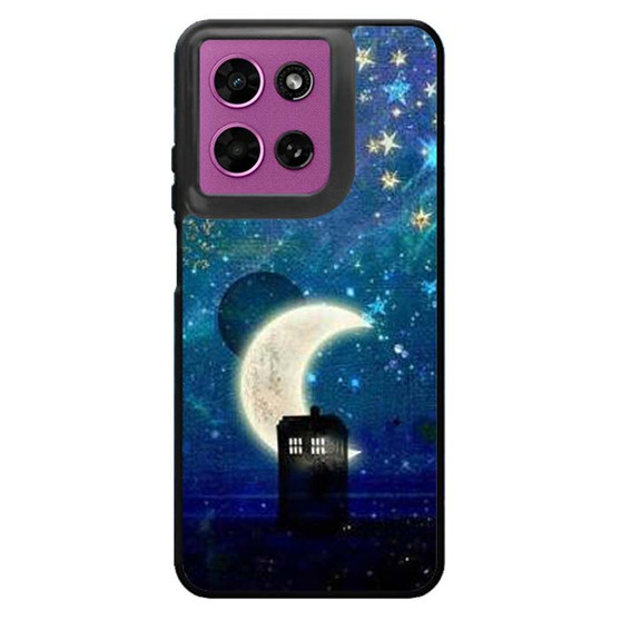 Tardis doctor who in Night Motorola Moto G 2026 Case