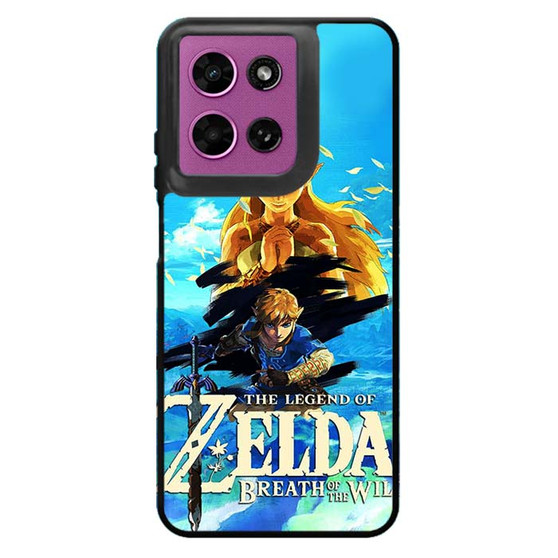 The Legend of Zelda Breath of the Wild Link and Zelda Motorola Moto G 2026 Case