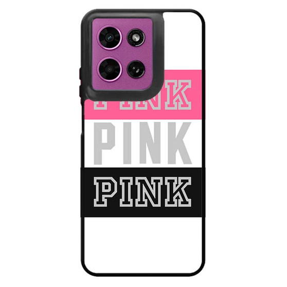 Triple Pink Victoria's secret Motorola Moto G 2026 Case